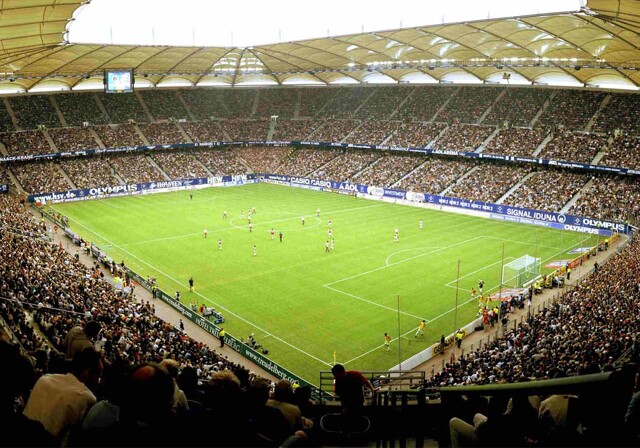 Fodboldstadion i Hamborg